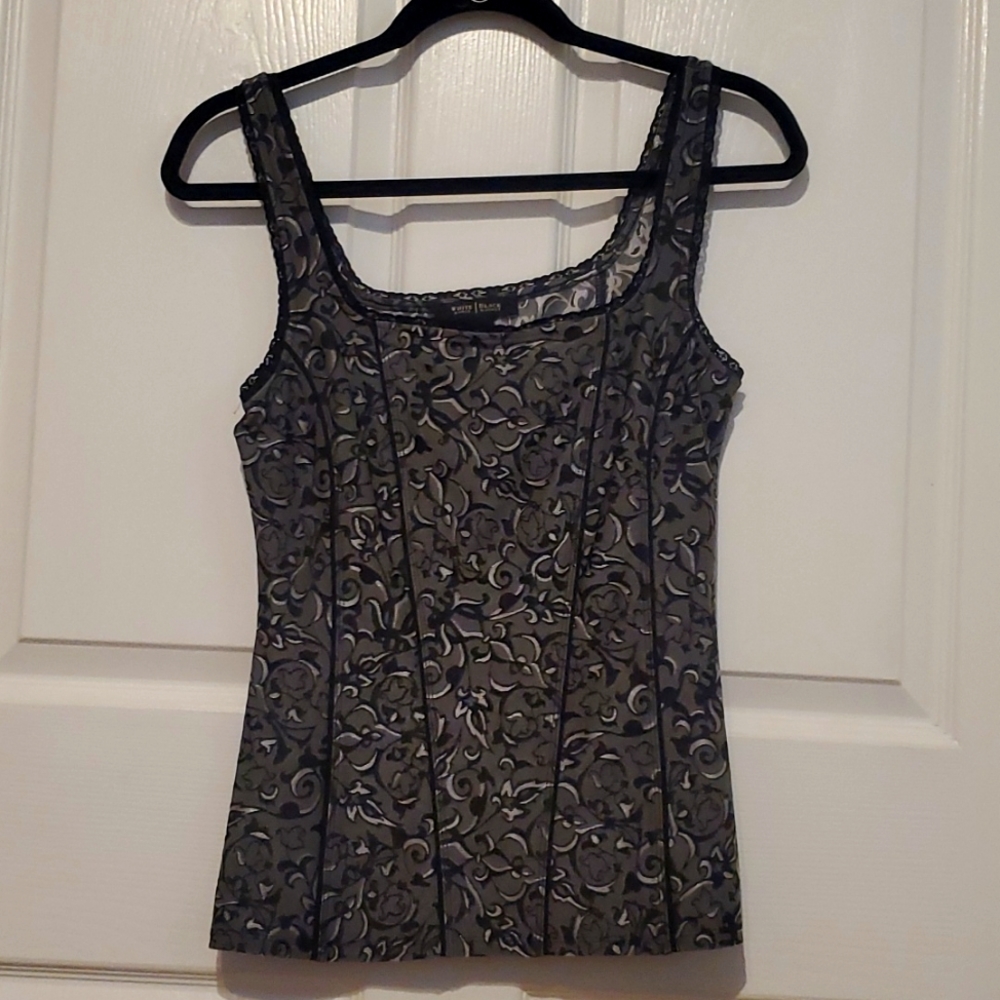 WHBM corset style top